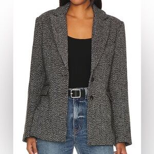 NWT Steve Madden Justine Blazer in Black Size M